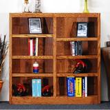 Red Barrel Studio® Backacre 48" H x 48" W Standard Bookcase Wood in Brown | 48 H x 48 W x 10.63 D in | Wayfair RDBS1750 27711298