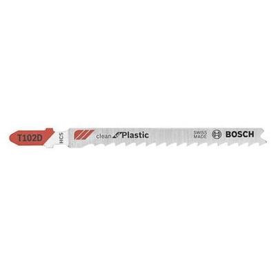 BOSCH T102D3 Clean for Polypropylene Jigsaw Blade,PK3
