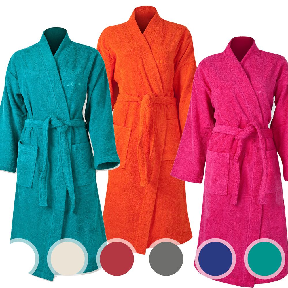 Esprit »Kimono« Unisex Bademantel Grey S Image