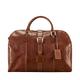 Luxury Leather Holdall Bag (Carry-On Size) | The Farini | Handmade in Italy | Chestnut Tan Brown