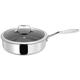 Stellar - James Martin Stainless Steel Frying Pan with Lid/Saute Pan with Lid (24cm)