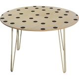 Latitude Run® Kenlyn Solid Wood Dining Table Wood/Metal in Black/Brown/Gray | 29 H x 48 W x 48 D in | Wayfair BRSD9416 29856976