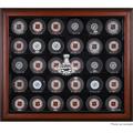 Pittsburgh Penguins 2016 Stanley Cup Champions Mahogany Framed 30-Puck Logo Display Case