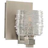 Clearwater 5" Wide Satin Nickel 1-Light Wall Sconce