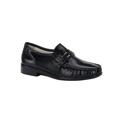 Haband Men's Botany 500 Kidskin Leather Dress Shoes, Black, Size 10.5 Medium, M
