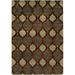 Brown/White 30 x 0.5 in Indoor Area Rug - Wildon Home® Damask Hand Knotted Wool Brown/Ivory Area Rug Wool | 30 W x 0.5 D in | Wayfair