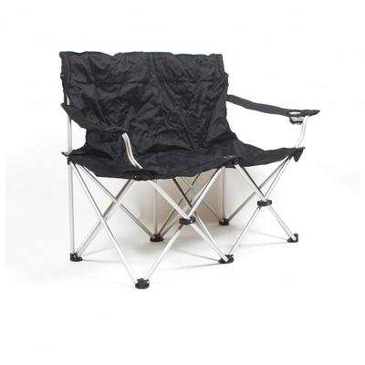 Basic Nature - Travelchair Love Seat Faltsofa - Campingstuhl grau/weiß
