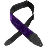 LM Products PS-Slider 3" Print Cotton Strap - Purple Crushed Velvet