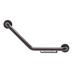 CSI Bathware Boomerang 12" Grab Bar Metal in Brown | 12 H x 12 W x 1.25 D in | Wayfair BAR-BB12-TW-125-OB-SOAP