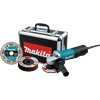 Makita 9557PBX1 4-1/2 120V 7.5A Corded Angle Grinder w/Paddle Switch & Case