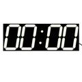 Bestland Large LED Digital Wall Clock Remote Control Jumbo Larger Numbers Alarm Clock with Thermometer, Calendar, Snooze, Alarm, Countdown, Hours/Minutes - White LED Display