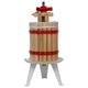 Woodside 6 Litre Fruit Press with Straining Bag, Apple Cider Grape Wine/Cider/Beer Making Tool