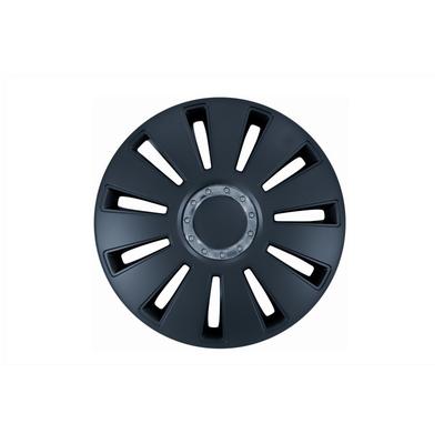 PETEX Satz 14 Zoll Silverstone schwarz Radblenden RB531614 Image