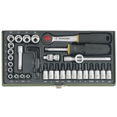 PROXXON Steckschlüsselsatz 1/4 Zoll (36-tlg.) 23080 Image