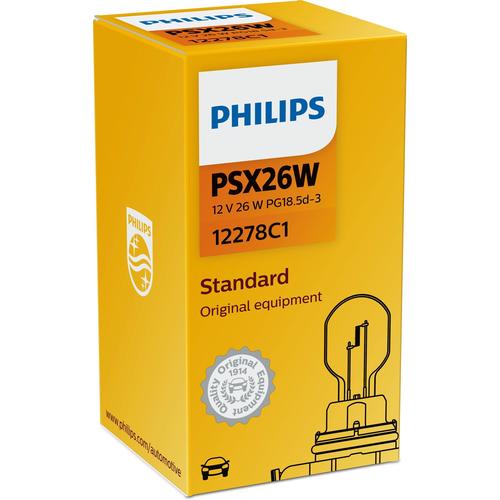 PHILIPS PSX26W (1 Stk.) Glühlampe, Park-/Positionsleuchte,Glühlampe, Tagfahrleuchte,Glühlampe 12V 12278C1