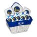 Newborn & Infant White Golden State Warriors Personalized Large Gift Basket