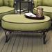 August Grove® Downey Outdoor Ottoman w/ Cushion Metal | 18 H x 42 W x 28 D in | Wayfair ATGR1468 25981201