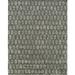 Gray 48 x 0.5 in Area Rug - Wildon Home® Geometric Hand-Loomed Area Rug Viscose/Wool | 48 W x 0.5 D in | Wayfair CST42422 29764364