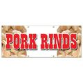 36 x96 PORK RINDS BANNER SIGN pork skin skins rind signs