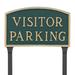 Montague Metal Products Inc. Visitor Parking Statement Garden Sign Metal | 13 H x 21 W x 0.25 D in | Wayfair SP-19L-LS-HGG