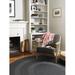 Gray 24 x 0.5 in Area Rug - Darby Home Co Van Cleef Hand-Woven Charcoal Area Rug Polypropylene/Wool | 24 W x 0.5 D in | Wayfair DRBC1573 30402305