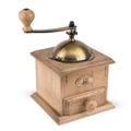 PEUGEOT - Antique Coffee Mill - Precision Grinding - Manual Coffee Grinder - Hand-aged Beechwood - 21 cm - Made in France
