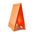 A-Board, Pavement Sign, Poster, Board, Display, Stand, PVC, for A2 Size Posters Orange