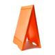 A-Board, Pavement Sign, Poster, Board, Display, Stand, PVC, for A2 Size Posters Orange
