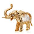 Matashi Crystal Mini Elephant Hanging Figurine Ornament Metal/Crystal | 1.75 H x 1.25 W x 2.5 D in | Wayfair CT0188