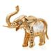 Matashi Crystal Mini Elephant Hanging Figurine Ornament Metal/Crystal | 1.75 H x 1.25 W x 2.5 D in | Wayfair CT0188