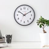 La Crosse Technology Commercial Quartz Wall Clock Plastic in Black | 13 H x 13 W x 1.62 D in | Wayfair 404-2636-INT