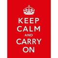 Keep Calm and Carry On Poster Print