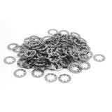 M6 x 11mm x 1mm 304 Stainless Steel Internal Tooth Star Washers 50 Pcs