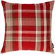 McAlister Textiles Red Heritage Tartan Throw Cushion Covers. 60x60 Cm - 24x24 Inches. Highlands Check Scatter Pillows For Sofas & Bedroom