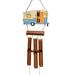 Cohasset Gifts & Garden Nikolai Camper Trailer Bamboo Wind Chime Bamboo | 36 H x 10 W x 10 D in | Wayfair 233