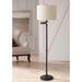 Pollard 61" Espresso Bronze Swing Arm Floor Lamp