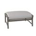 Tropitone Corsica Outdoor Ottoman w/ Cushion Metal in Gray | 16.5 H x 30 W x 24 D in | Wayfair 171317_GRE_Rincon