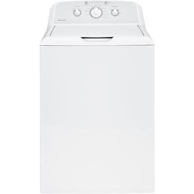 Hotpoint 3.8 Cu. Ft. 10-Cycle Top-Loading Washer - White with Gray Backsplash - HTW240ASKWS