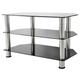 AVF Universal Black Glass and Chrome Legs TV Stand For up to 40 inch TVs