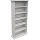 WATSONS CHAK - 222 CD or 104 DVD Blu-ray Media Storage Shelf Unit - White