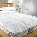 EXTRA DEEP 5" (12.5 cm) LUXURY Goose Feather and 40% Down Mattress Topper By Viceroybedding (Small Double)