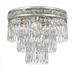 Crystorama Lighting - Three Light Ceiling Mount - Mercer Crystal 3 Light Ceiling