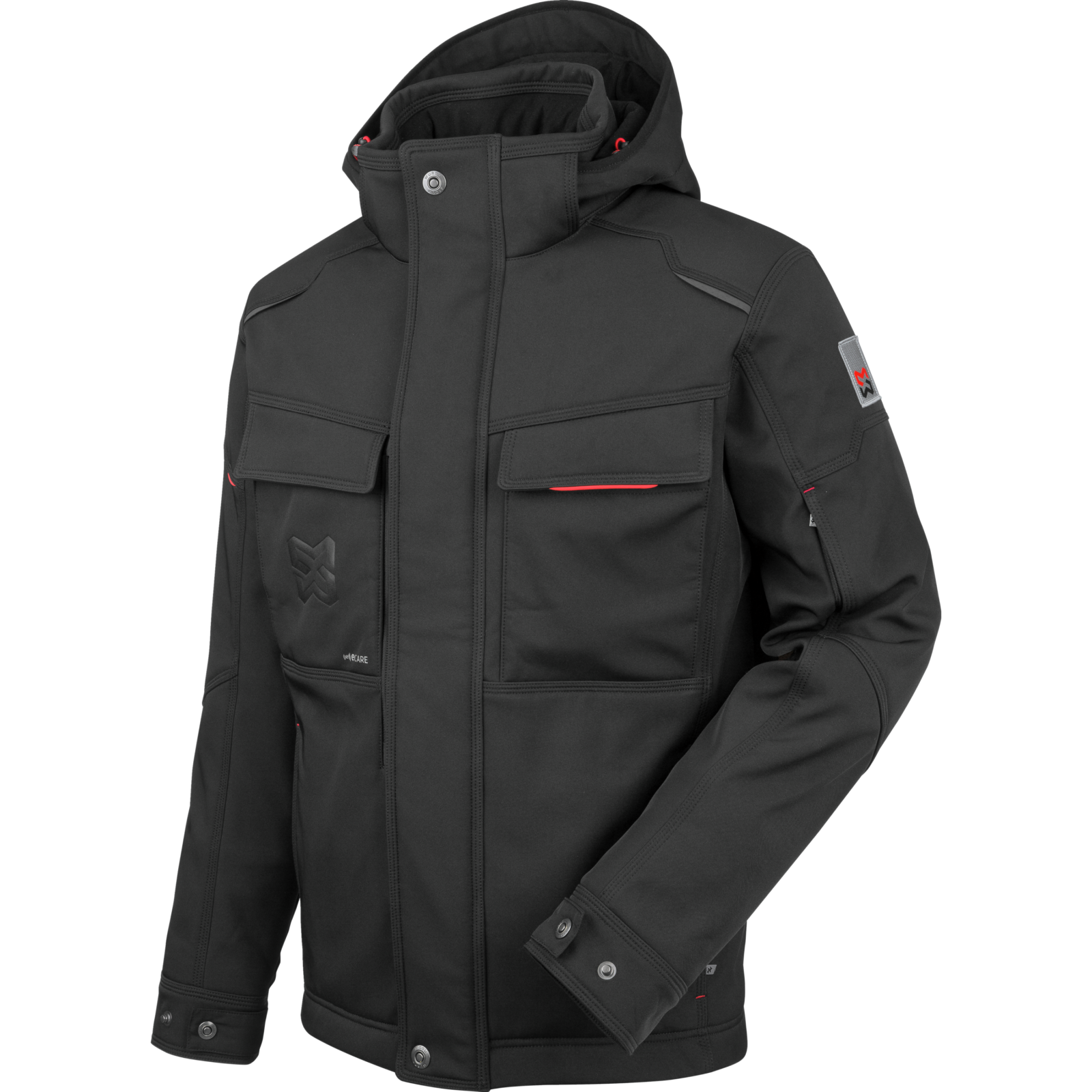 Softshell de travail Würth MODYF matelassée Scorpius noire