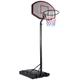 DEUBA® Basketball Hoop and Stand | Backboard & Net | 2 Wheels | Height Adjustable from 205cm to Max. 310cm | NBA | World Cup | Fill with Sand or Water for Stable Standing | Portable Gym Equipment