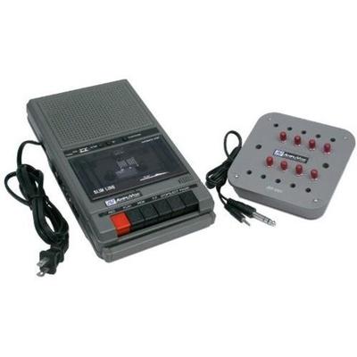 Amplivox APLSL1039 Cassette Recorder 4 Station Listening Center, Built-in Microphone, AC/DC Power