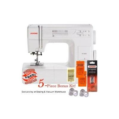 Janome HD3000 Mechanical Sewing Machine w/Free 5 Piece Bonus Kit
