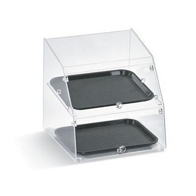 Vollrath SBC1014-2R-06 Curved-Front Pastry Display Case - (2)10x14 Trays