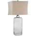 Elk Lighting Franklin 31" Hammered Gray Clear Glass Table Lamp