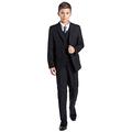 Shiny Penny Black Suit for Boys - Black - 10 Years