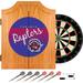 TRADEMARK Darts & Dart Boards 20.5 in. Toronto Raptors Hardwood Classics NBA Wood Dart Cabinet Set N